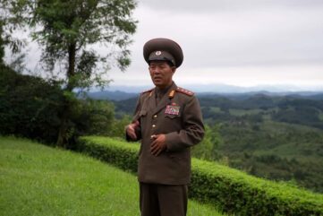 Militaeroffizier in Nordkorea