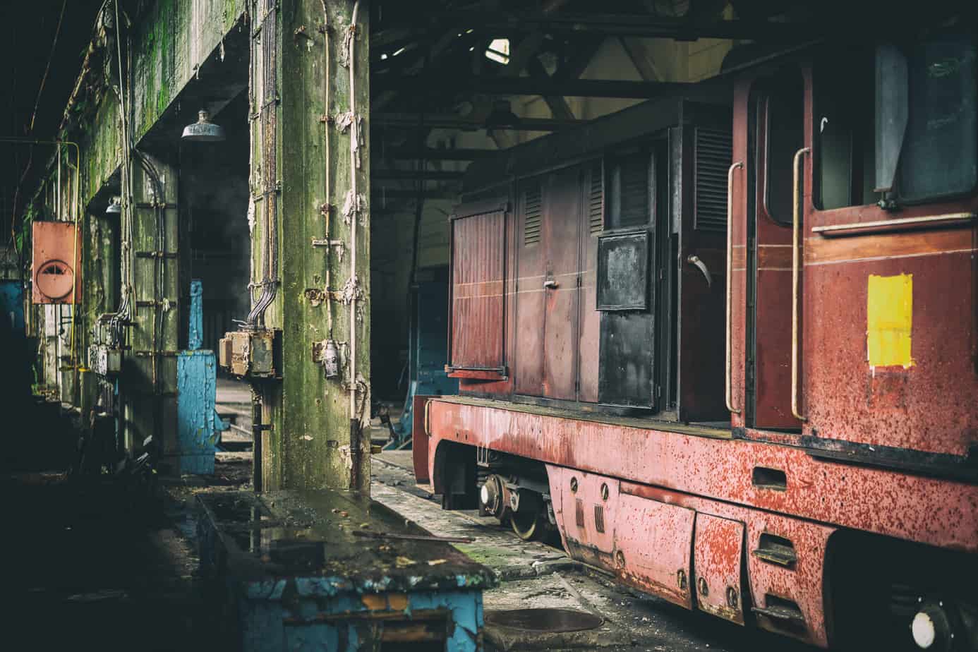 Lokomotiv- und Waggon Werkstatt in Oberschlesien