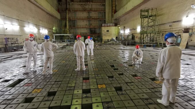 Atomkraftwerk Tschernobyl Reaktorblock Nummer 3