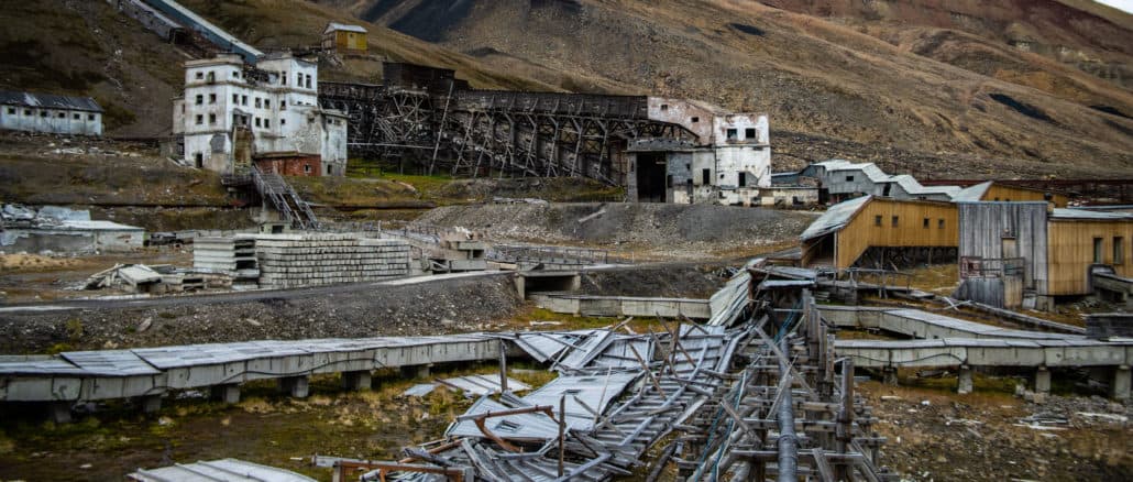 Spitzbergen Fotoreise - Bergbausiedlung Pyramiden