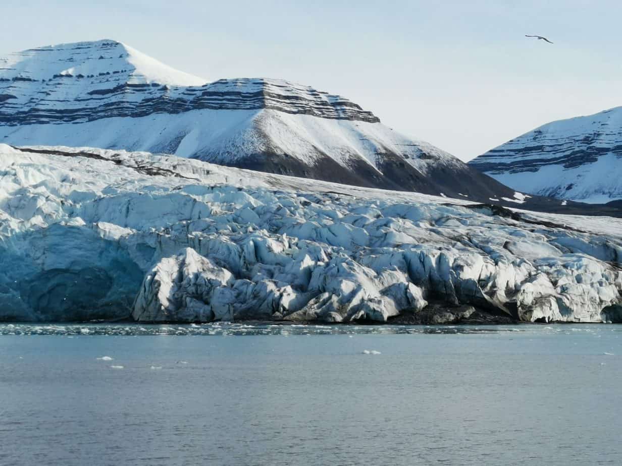 Gletscherzunge in Spitzbergen
