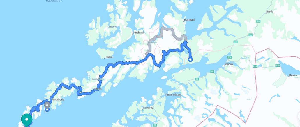Lofoten-Fotoreise-Route-Winter
