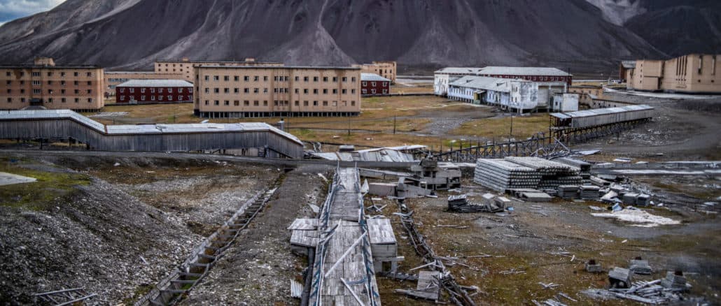 Spitzbergen Fotoreise - Bergbausiedlung Pyramiden