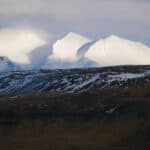 Schneebedeckte Felsen Island Fotoreise