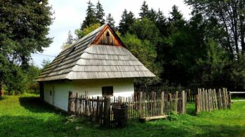 Slowakei Dorf in den Karpaten