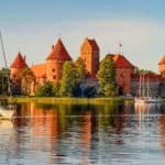 Wasserburg Trakai in Litauen