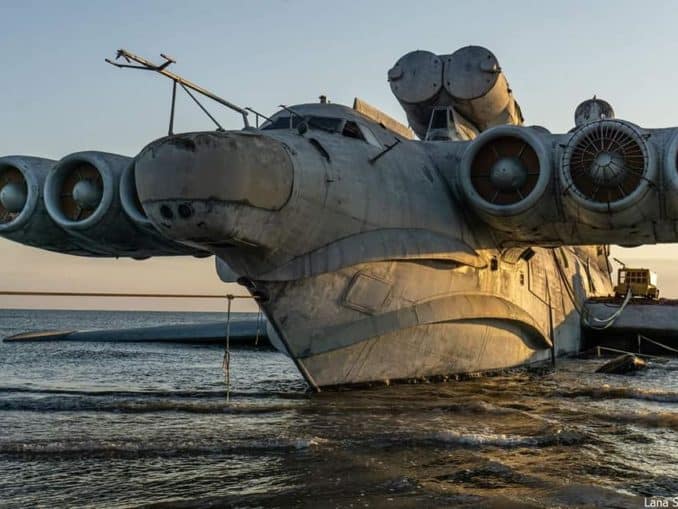 Ekranoplan Caspian Sea