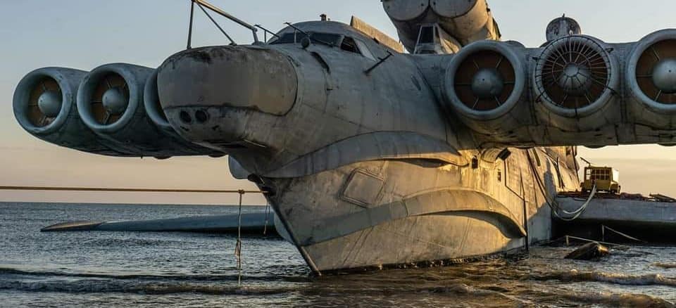 Ekranoplan Caspian Sea