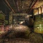 Verlassene DDR Linoleumfabrik
