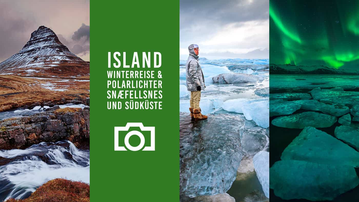 Island Polarlichter Fotoreise – Südküste im Winter