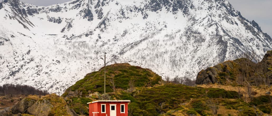 Tromsø & Senja Rotes Fischerhaus Fotoreise im Winter