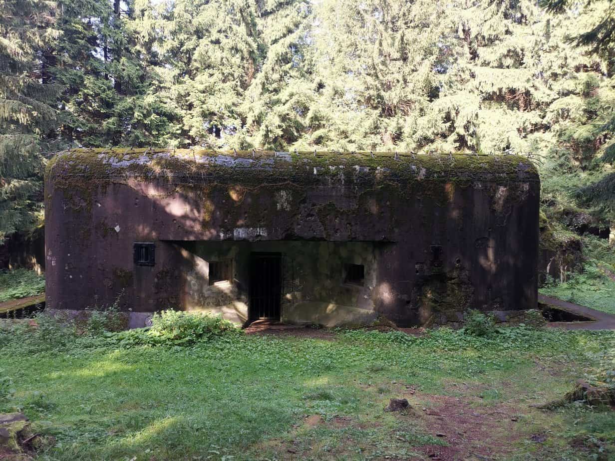 Artilleriefestung Bouda- Verteidigungsstellung im Wald