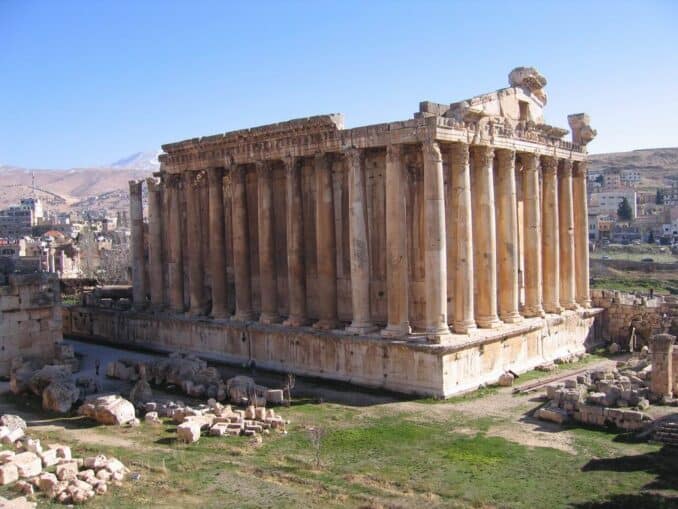 Bacchustempel in Baalbek, Libanon
