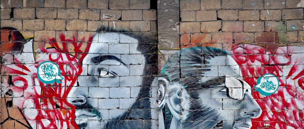Graffiti und Strassenszenen in Beirut