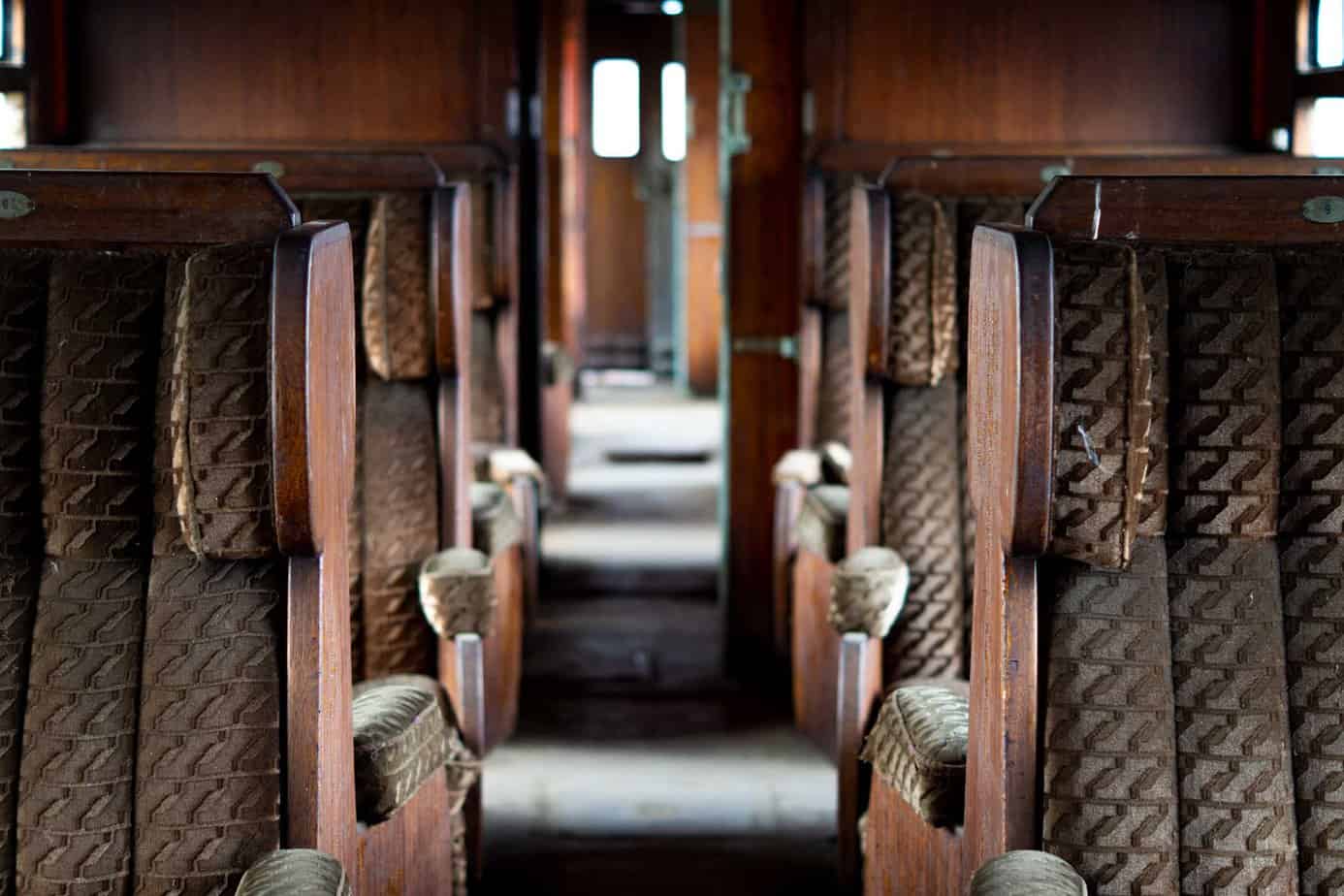 Orient-Express - Beispiel eines Zuges auf dem Abstellgleis in Belgien