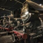 Restaurierte Dampflokomotiven