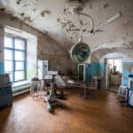 Verlassenes Krankenhaus im Gefängnis, Patarei, Tallinn, Estland