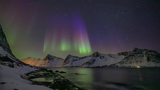 Polarlichter-Thungeneset-Senja