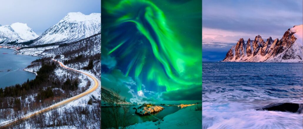 Senja-Polarlichter-Winter