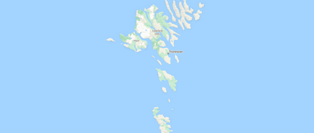 Färöer Inseln Karte