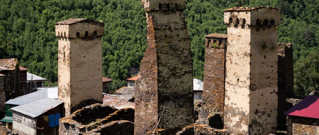 Swanetien Wehrturm - Georgien Kaukasus