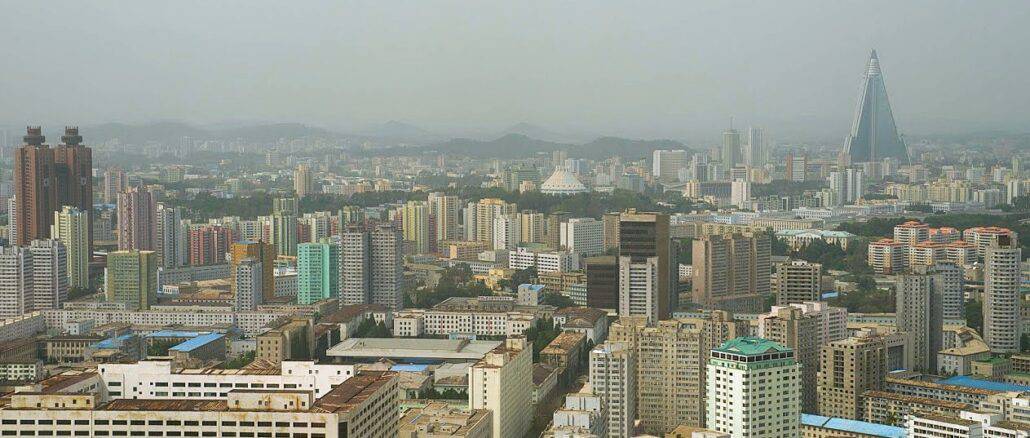 Nordkorea - Panorama Pjöngjang