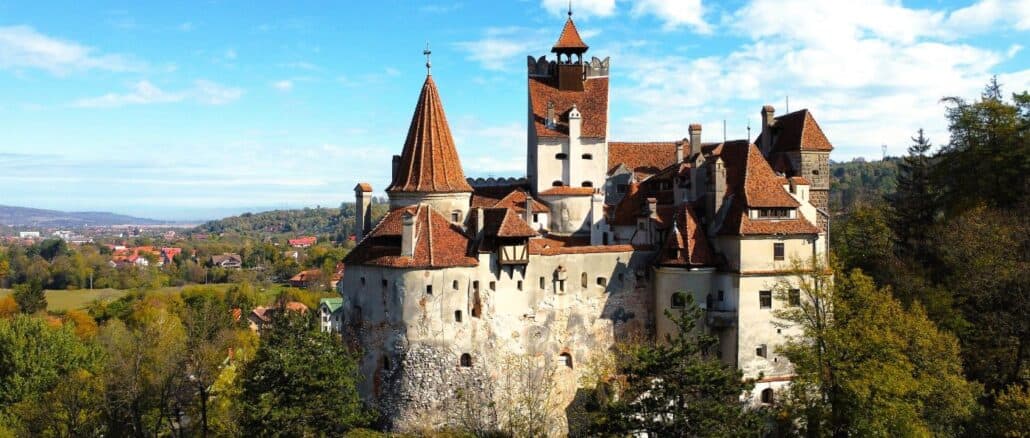 Die Burg Bran im Herbst auf unserer Rumänien Fotoreise.