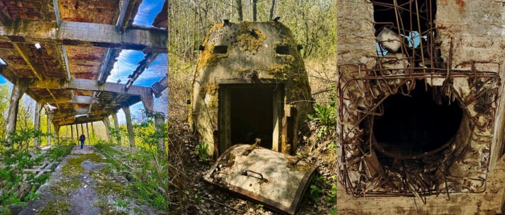Kraftwerk und Splitterschutzbunker