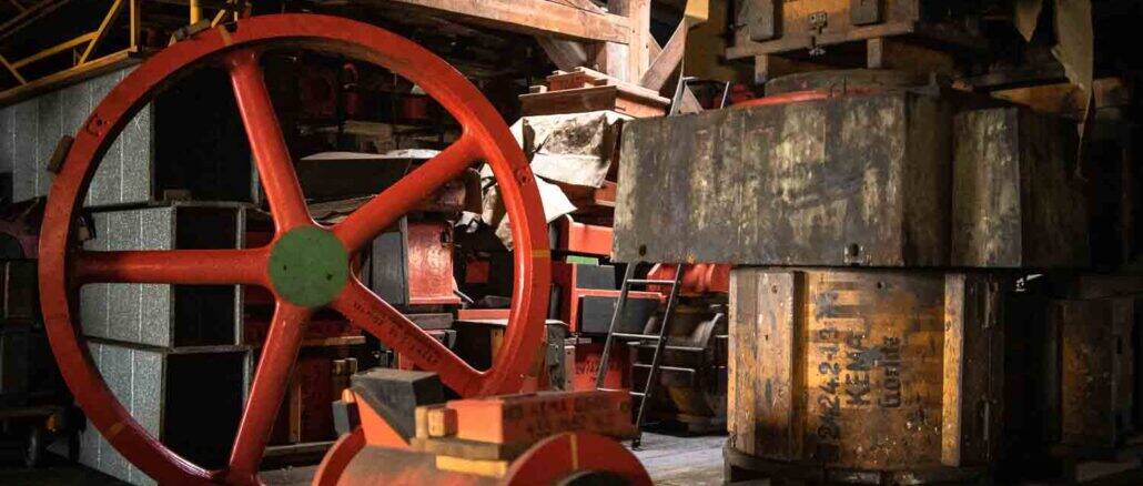 Rumpelkammer in der Fabrik