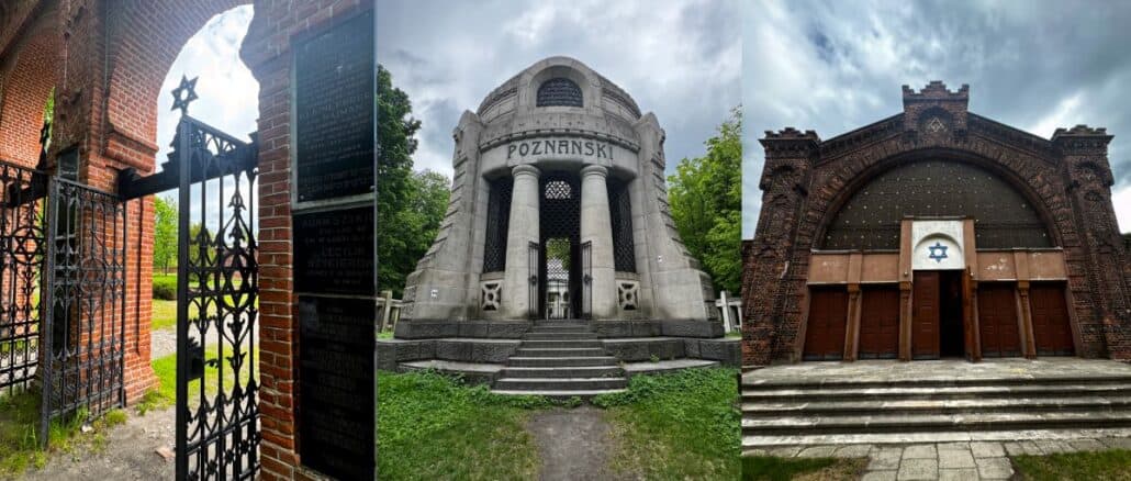 Jüdischer Friedhof mit monumentalen Grabstätten