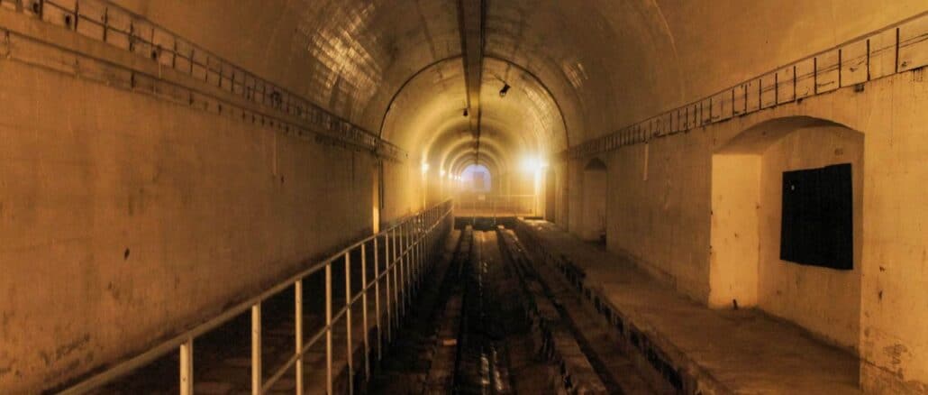 Ein Bunker für den Führersonderzug bei der Operation Barbarossa.